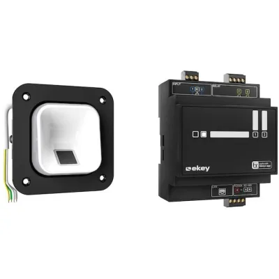 Ekey Fingerscanner Set 204751 | Fingerprint Türöffner | App-Steuerung | Alexa kompatibel | Weiß