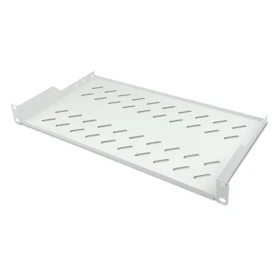 DIGITUS Fachboden 1HE DN-97609 | 19 Zoll Serverschrank 483x250mm | perforiert | bis 15kg Traglast | RAL 7035 grau