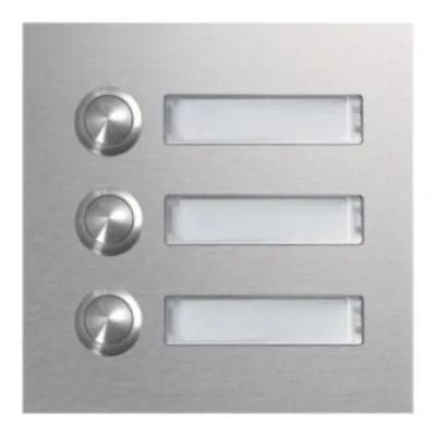 ELCOM 3-Taster+Schild MODESTA CZM-130