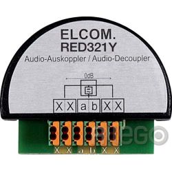 Elcom Audio-Auskoppler 2Draht UP RED321Y Elcom Audio-Auskoppler 2Draht UP RED321