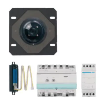 Elcom Video-Türsprechanlage VKG-500/BTC 1001511 | 2-Draht Bus | Farbkamera | 1-16 Teilnehmer | Schwarz