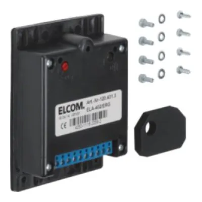 ELCOM Einbau-Türlautsprecher ELA-402/ERG 1204313 | Türsprechanlage 1+n-System | Etagenruf-Generator | schwarz