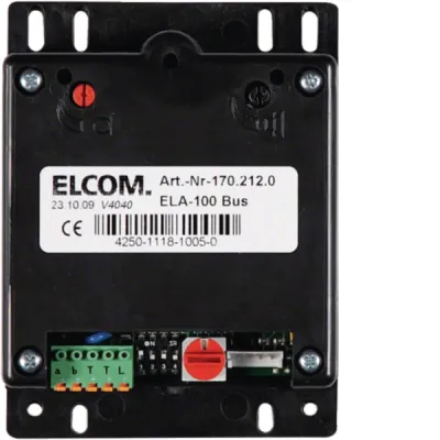 Elcom Türlautsprecher ELA-100 | i2-Bus Einbau | Bus-System | Unterputz | grau | 80x100x27mm