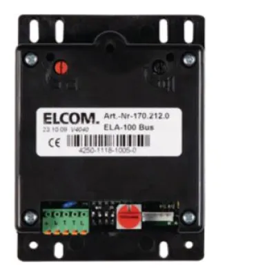 Elcom Türlautsprecher ELA-100 | i2-Bus Einbau | Bus-System | Unterputz | grau | 80x100x27mm