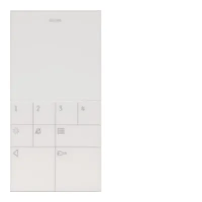 ELCOM Audio-Innenstation BFT-240 WS 1712403 | Freisprech Komfort Haustelefon | i2-Bus System | Aufputz | 9 Tasten | weiß