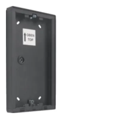 Elcom Aufputzgehäuse REW211Y für Türstation ONE | Gehäuse Größe 1 | Aluminium | vandalismussicher | schwarz