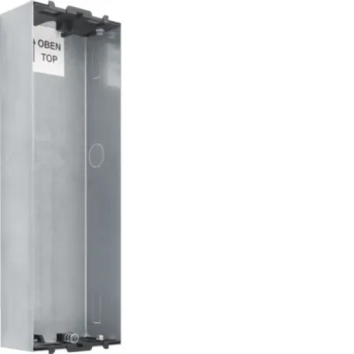 ELCOM Unterputz-Gehäuse Größe 2 REW112Y für Türstation ONE | Edelstahl | 92x270,2x47 mm | silber
