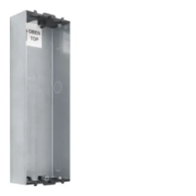 ELCOM Unterputz-Gehäuse Größe 2 REW112Y für Türstation ONE | Edelstahl | 92x270,2x47 mm | silber