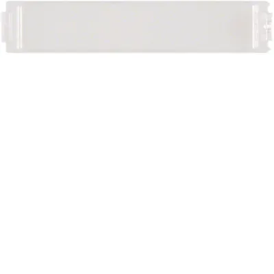 ELCOM Namensschild-Halterung REH044Y | Halter für Namensschildeinlage | Kunststoff | 64x16x7,7mm | transparent