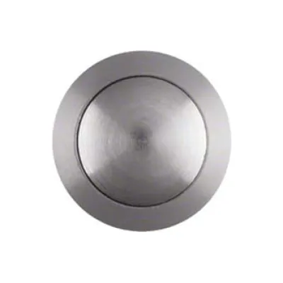 ELCOM Klingeltaster ESK-252AEE RT EB REH015Y | Ruftaster rund | Edelstahl | Unterputz | Ø 21 mm | Einbautiefe 27,8 mm