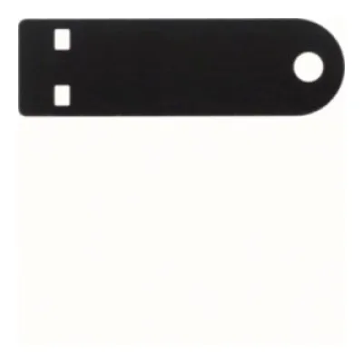 ELCOM Namensschild-Schlüssel AV3 Edelstahl