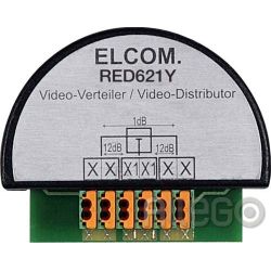 Elcom RED621Y Videoverteiler/Abzweiger 2Draht UP