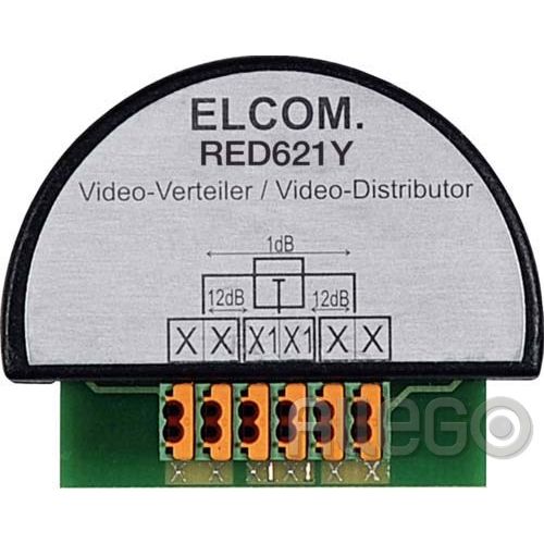 Bild: Elcom RED621Y Videoverteiler/Abzweiger 2Draht UP