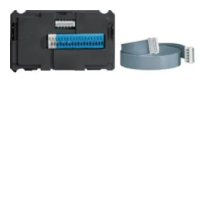 Elcom Ruftaster Anschlussmodul REH312Y | kaskadierbar | bis 16 Taster | für Sprechanlagen | schwarz