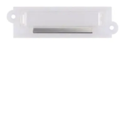 ELCOM Ruftaster REH034Y AVZ-RHB | Klingeltaster mit Namensschild | weiße LED beleuchtet | Unterputz | Edelstahl