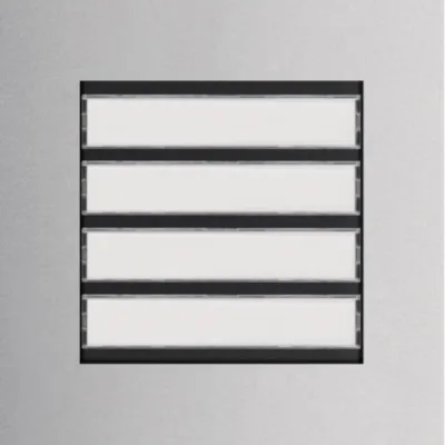 ELCOM Ruftaster-Modul 4/1 LED-Schild 2DMOD REN104Y