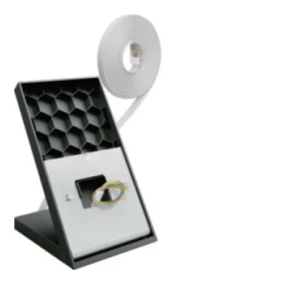 Elcom Tischkonsole REH003Y | für ELCOM.TOUCH Video Innenstation | 8-adrig | RJ-45 | Kunststoff mit Edelstahlkern