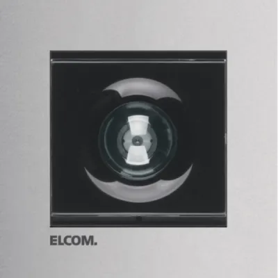 ELCOM Video-Modul REN610Y | Türstation-Modul 2-Draht | Edelstahl matt | Kamera | Einbau | vandalismusgeschützt | Silber