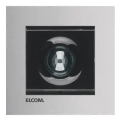 ELCOM Video-Modul REN610Y | Türstation-Modul 2-Draht | Edelstahl matt | Kamera | Einbau | vandalismusgeschützt | Silber