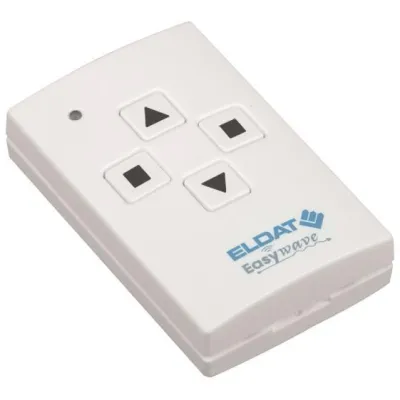 ELDAT Minihandsender RT30E5001-01-02K AUF-STOPP-ZU, signalweiß RAL9003