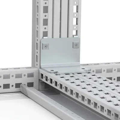 Eldon Eck-Anreihsatz CCM04 | Schwerlasteinrehsatz Montagewinkel | Stahl | 85x74x79 mm | VE4 | sonstige Farbe