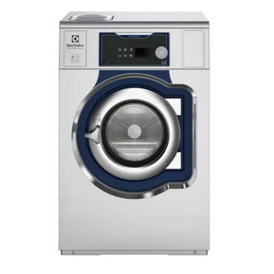Electrolux Professional Waschmaschine WH6-8 Gewerbe-Frontlader 8kg Compass Pro | Ablaufventil | Edelstahl | silbergrau