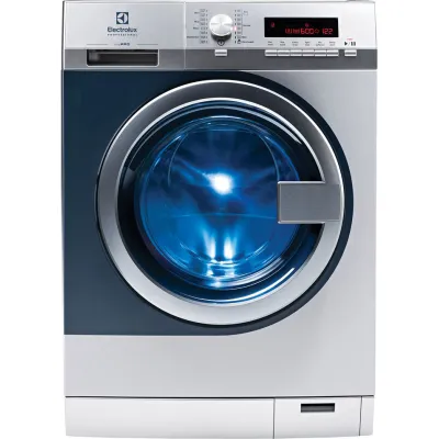 Electrolux Waschmaschine WE170P myPRO | 8 kg Frontlader Gewerbe | 1.400 U/min | Edelstahl | Warmwasseranschluss