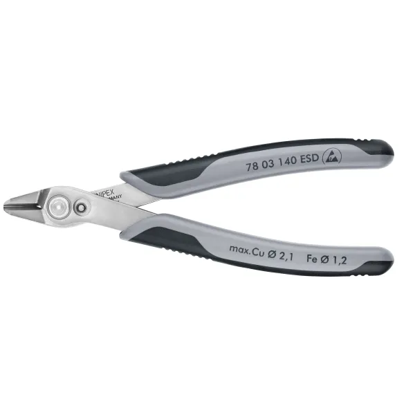 KNIPEX Seitenschneider 78 03 140 ESD | Electronic Super Knips XL | 140mm | ESD geprüft | extra lang