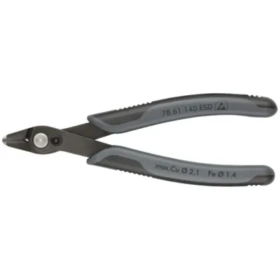 KNIPEX Seitenschneider 78 61 140 ESD | Electronic Super Knips XL | ESD geprüft | 140mm | brüniert | ergonomisch