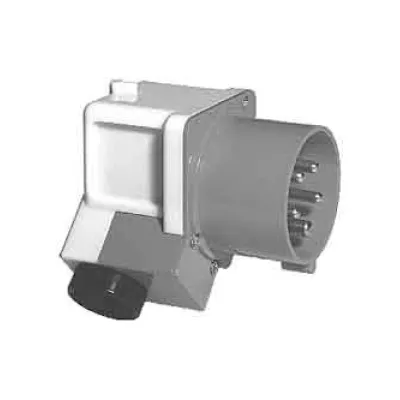 ELEKTRA Cekon-Winkelstecker CTK 516/6H | CEE-Stecker 5-polig 16A 400V | IP44 | Schraubklemme | rot | rechtwinklig
