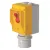 Bild: Elektra Tailfingen Wendeschalter WT 25 | Lastschalter 3-polig 25A | 7,5kW 400V AC-3 | IP65 | Frontschild silber