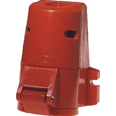 Elektra Wandsteckdose CO3166H 190444 | CEE 3-polig 16A 230V IP44 | Aufputz | isogekapselt | Schraubklemme | Blau