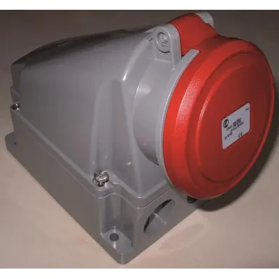 Elektra Tailfingen CEE-Wandsteckdose CO 563/6H | 5-polig | 63A | 400V | IP44 | Wandmontage | spritzwassergeschützt