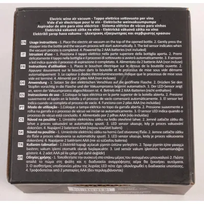 Elektrische Weinvakuumpumpe für Kühlschrank Haier/Candy/Hoover 35602922 integrie
