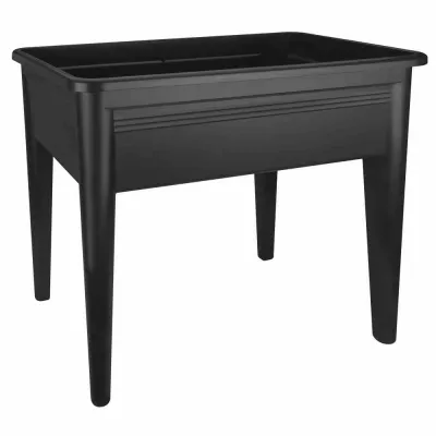 elho Green Basics Tisch SUPER XXL 77x58x73 cm lebhaft schwarz D