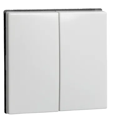 Elso Wippe für Serienschalter/Doppeltaster JOY 273504 | Schalterwippe paarig | Kunststoff Duroplast | reinweiß RAL 9010