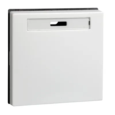 Elso Wippe mit Schriftfeld 273624 | Schalter/Taster Einsatz | beschriftbar | beleuchtbar | Duroplast | IP20 | reinweiß