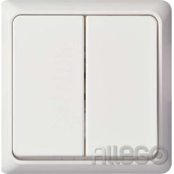 ELSO 506190 DOPPELTASTER,PERLWEISS