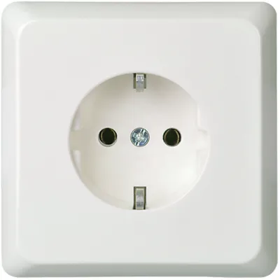 Elso Steckdose 515014 | SCHUKO Steckdose Aufputz IP20 | Schraubklemmen | 16A 250V | 1-fach | Thermoplast | reinweiß