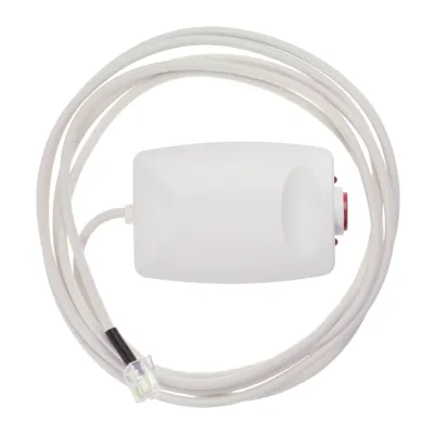 Elso Birntaster 740050 | Notruftaster mit 2 m Kabel | Beruhigungslichter | Leitungsüberwachung | Weiß