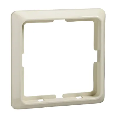 Elso Adapterrahmen 504310 | 1-fach Rahmen für UP-Geräteeinsatz | Renovierung | Kunststoff Thermoplast | perlweiß