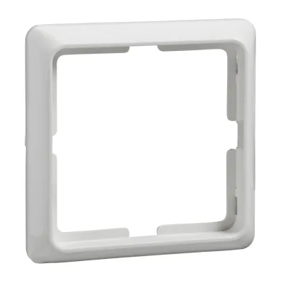 Elso Adapterrahmen 504314 | 1-fach Rahmen für Unterputz-Geräte | Renovierung | Thermoplast | Halogenfrei | RAL 9010 Weiß