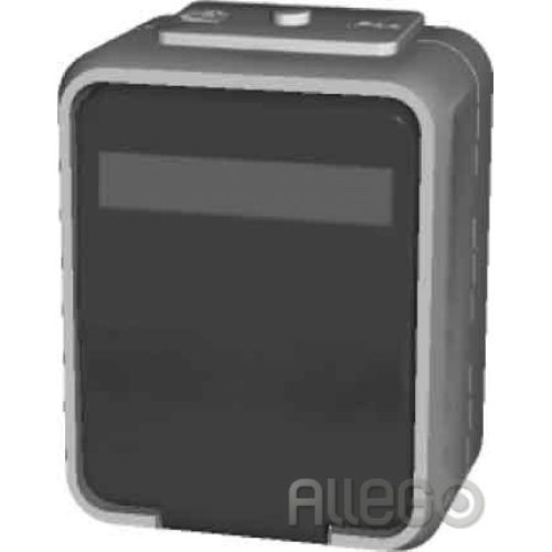 Bild: ELSO AP44-Steckdose 1fach ELG445019 licht-/basaltgrau Elso AP44-Steckdose 1fach