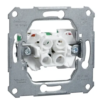 Elso Ausschalter 2-polig 111200 | Unterputz-Schalter 10A 250V | Steckklemme | IP20 | Kunststoff | halogenfrei