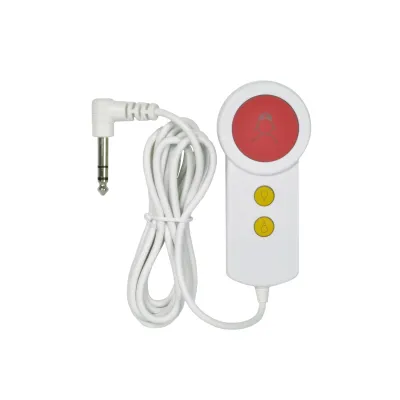 ELSO Birntaster comfort 733500 | Klingel-Hängetaster | 2 Lichttaster | MEDIOPT Care | 2m Kabel | weiß | IP54