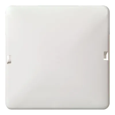 Elso Blindabdeckung 503024 | 1-fach | lange Rasthaken | Klemmbefestigung | Thermoplast | reinweiß RAL 9010