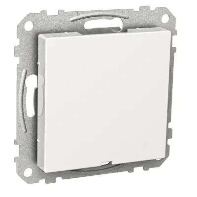 Schneider Electric Exxact Blindabdeckung WDE002325 | Unterputz | Kunststoff | glänzend | Snap-in | IP20 | weiß RAL 9003
