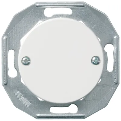 ELSO Blindabdeckung WDE011090 | RENOVA Design | Unterputz | Kunststoff matt | weiß RAL 9010 | Modular-Jack | 51x51 mm