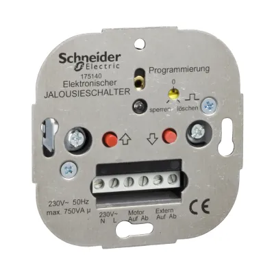 Elso Elektronischer Rollladenschalter 230V Unterputz | 750W | Memory | Regensensor geeignet | IP20 | Kunststoff