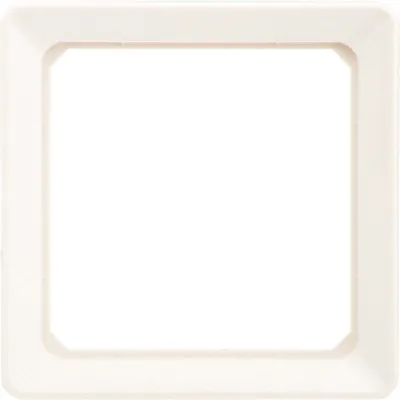 Elso Kombirahmen 203080 | Adapterrahmen 1-fach für Zentralplatten 50x50 mm DIN 49075 | Kunststoff | perlweiß